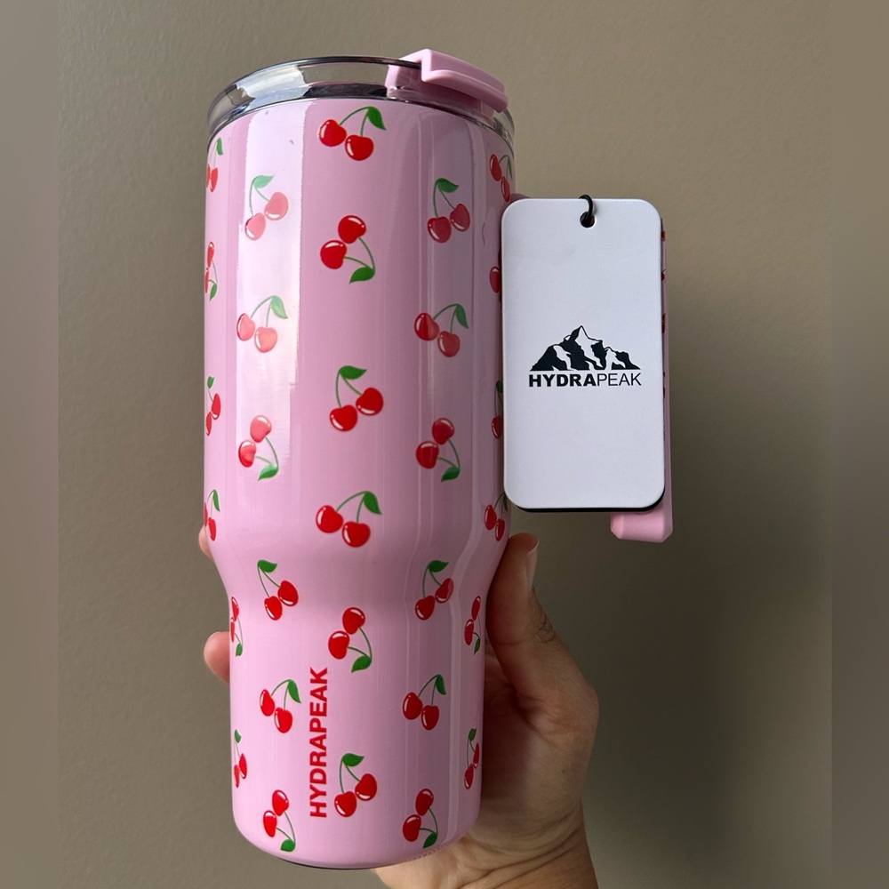 Hydrapeak Pink Cherry Voyager Tumbler 25oz